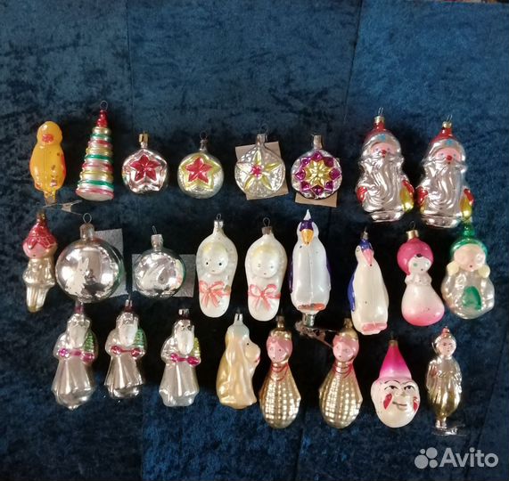 Елочные игрушки СССР 60-70 годы