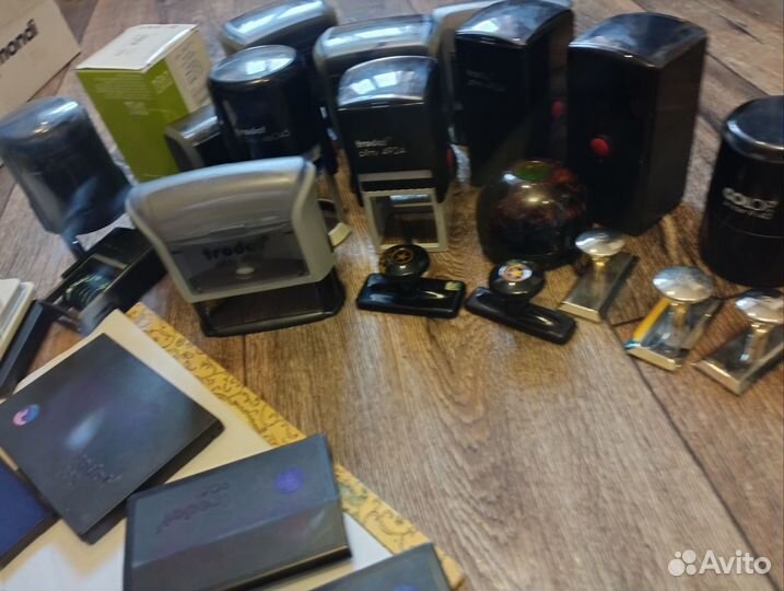 Печати и штампы бу разные в хорошем состоянии