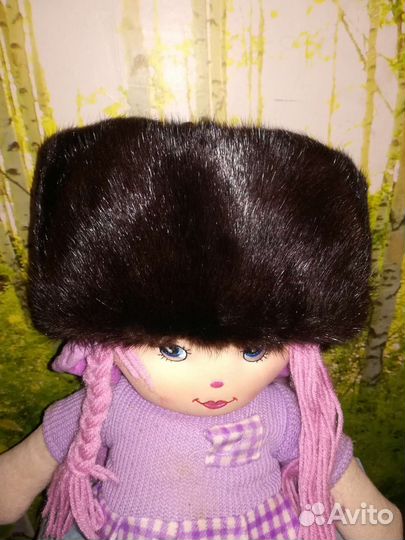 Мужская шапка (нутрия)