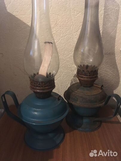 Лампа керосиновая старинная