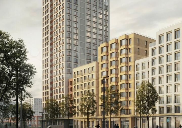 1-к. квартира, 32 м², 17/22 эт.