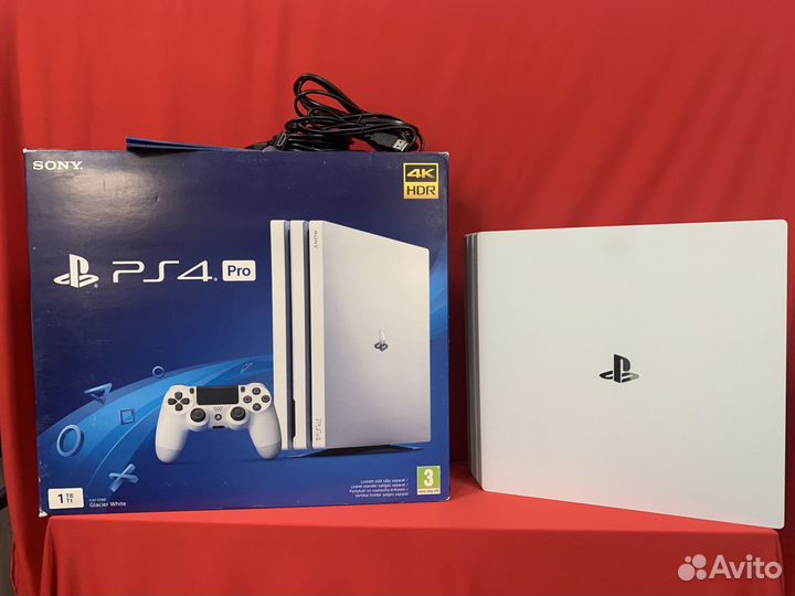 Sony playstation 4 pro белая