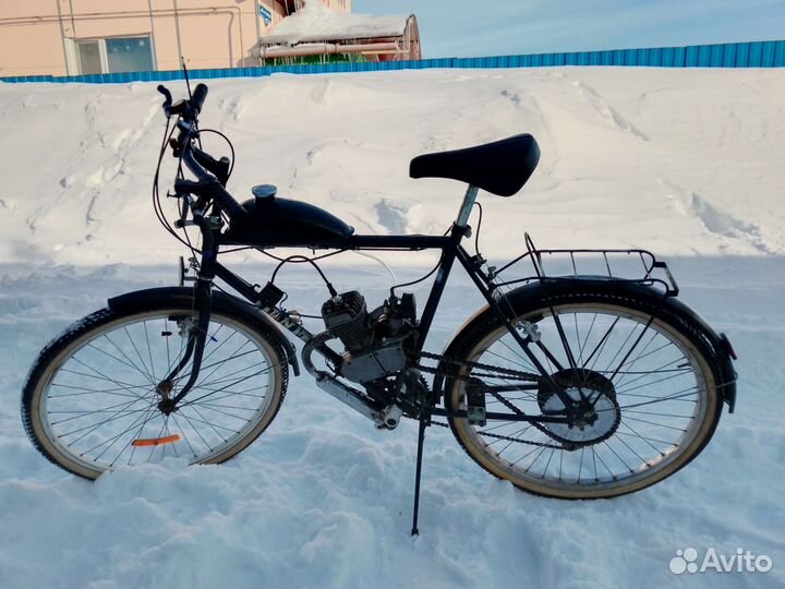 Велосипед с бензодвигателем