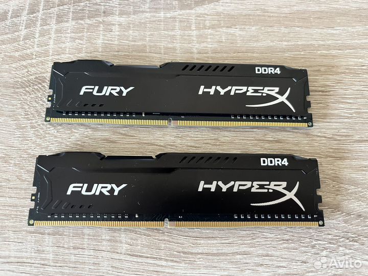 Оперативная память ddr4 hyperx fury 2133