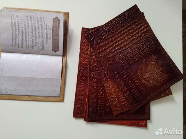 Обложка на паспорт кожа натуральная