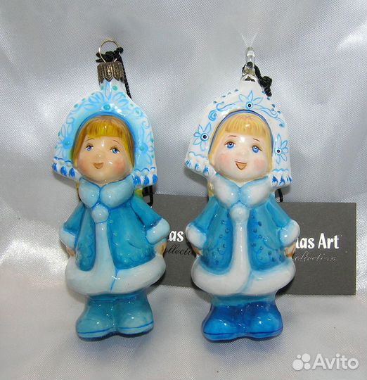 Елочные игрушки из стекла