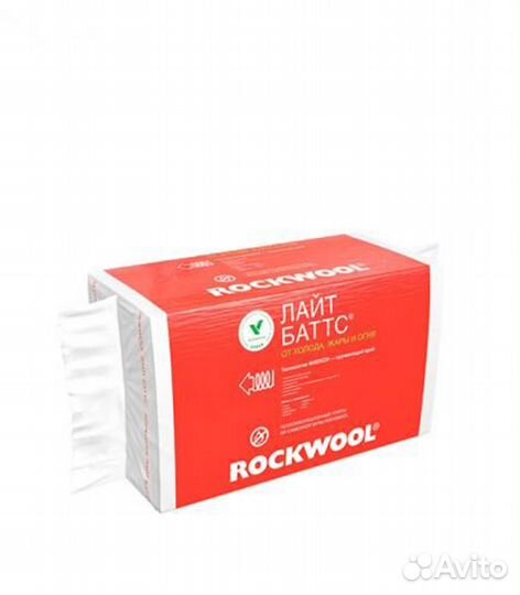 Утеплитель Rockwool Лайт Баттс 1000*600*100