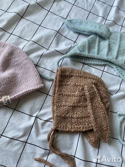 Вязаные шапки р. 46-48