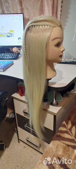 Голова манекен парикмахерская для причёсок