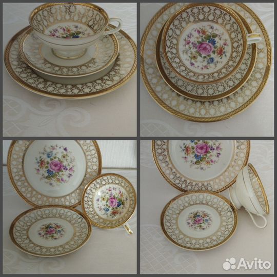 Чайное трио фарфор