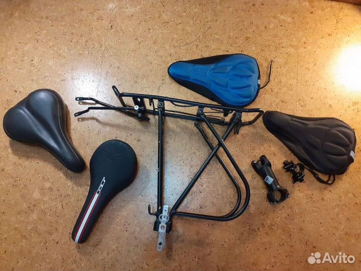 Сидение вынос руля велосипеда багажник