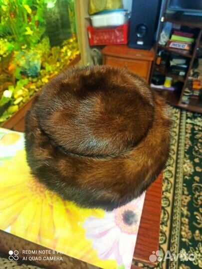 Шапка формовка норка женская