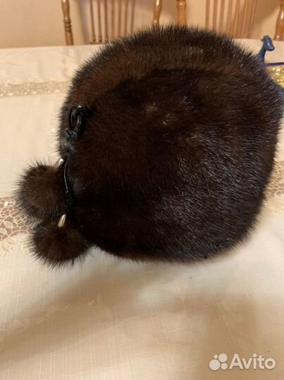 Шапка норковая женская