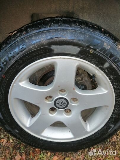 Продам диски на ауди R15 с резиной