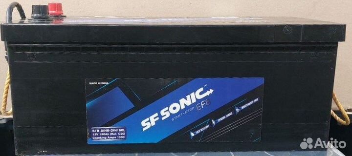 Exide SF sonic EFB 190 А/ч 1200 А о.п. евро конус