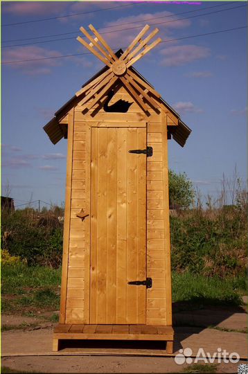 Уличный туалет с установкой