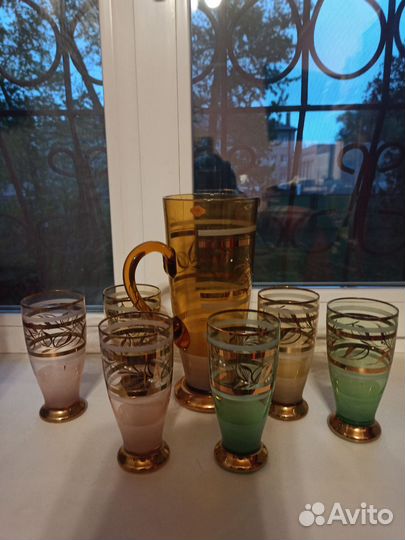 Кувшин с 6 стаканами