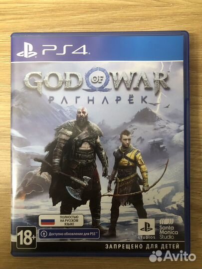 God of war ragnarok ps4 диск