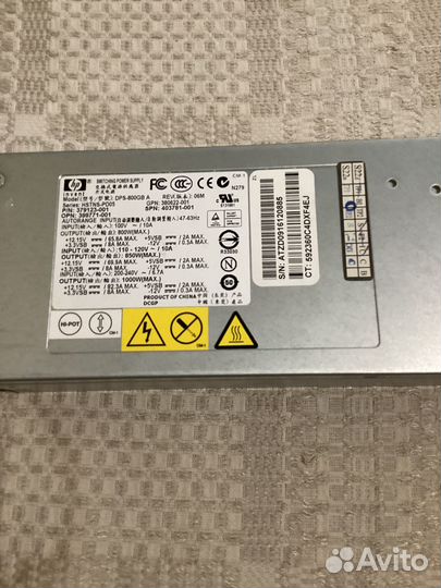 Блок питания hp DPS -800GB A