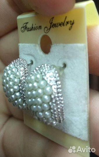 Бижутерия серьги