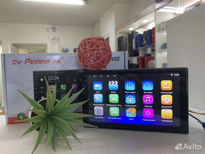 Магнитола 2 Din Pioneer.OK 7 AH-1802 (новая)