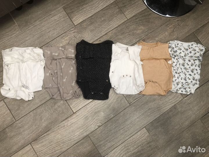 Пакет вещей hm zara + обувь 74-80 для девочки