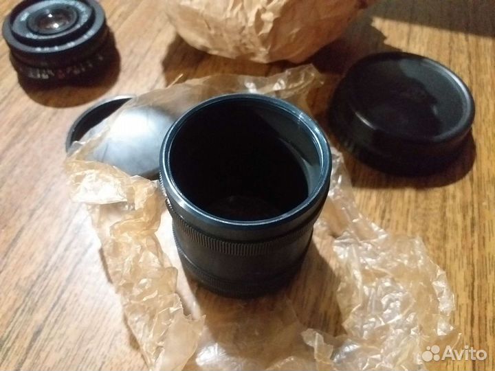 Фотообъектив industar-50-2 и кольца промежуточные