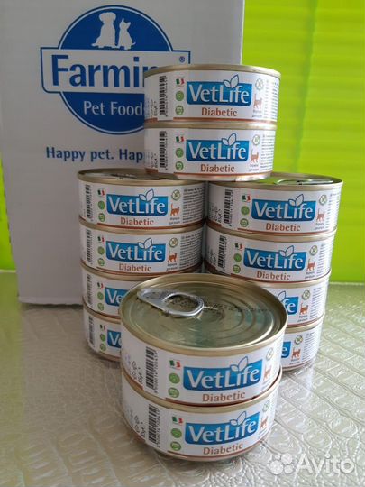 Влажный корм Farmina Vet Life Diabetic для кошек
