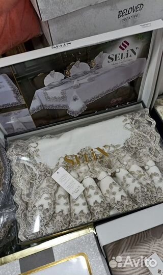 Скатерть мешковина/ лен estra yemek