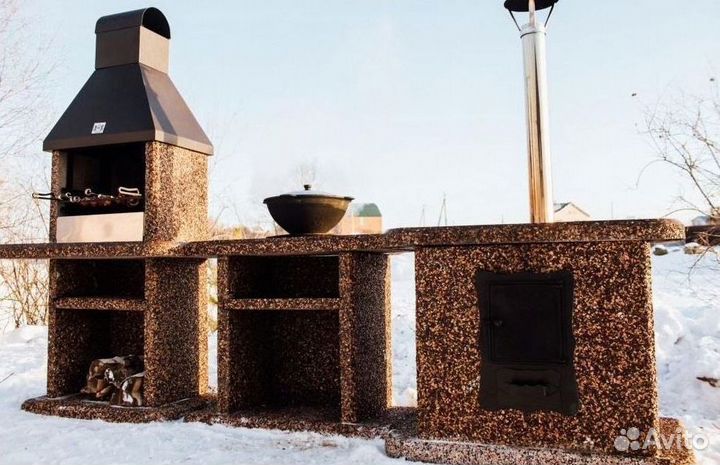 Модульные барбекю комплексы