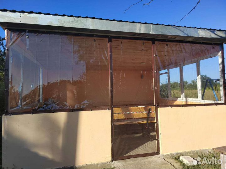 Мягкие окна для беседки