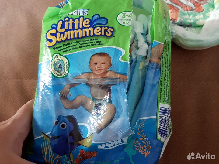 Трусики подгузники для плавания