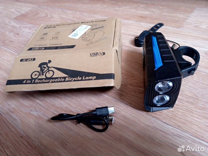 Велофонарь передний