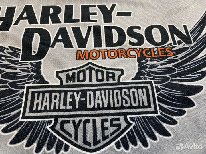 Harley davidson мото футболка большие размеры