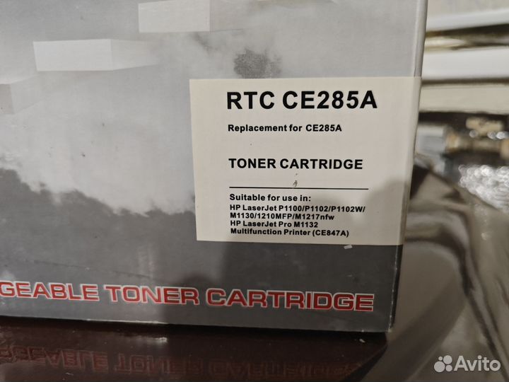 Картридж для принтера RTC CE285A, новый
