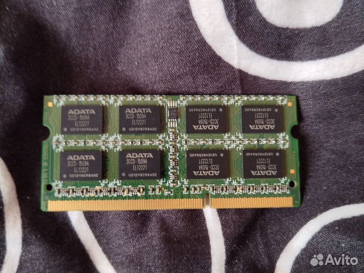 Оперативная память adata ddr3 2x4gb 1333 so-dimm