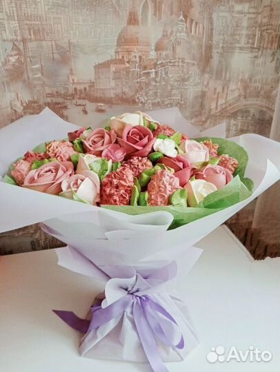 Букет из зефира