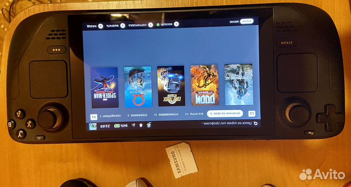 Приставка Steam Deck 512 gb + sd samsung 512