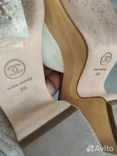 Сабо клоги Chanel, 38C