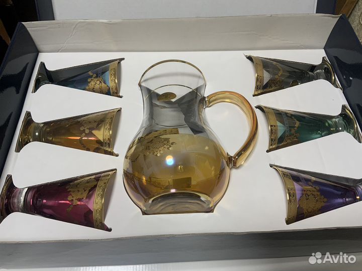 Графин и бокалы art decor veneziano
