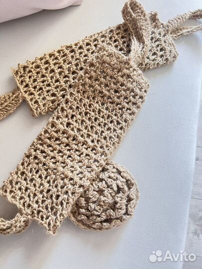 Мочалка ручной работы