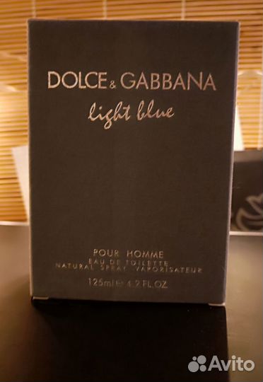 Dolce gabbana light blue духи