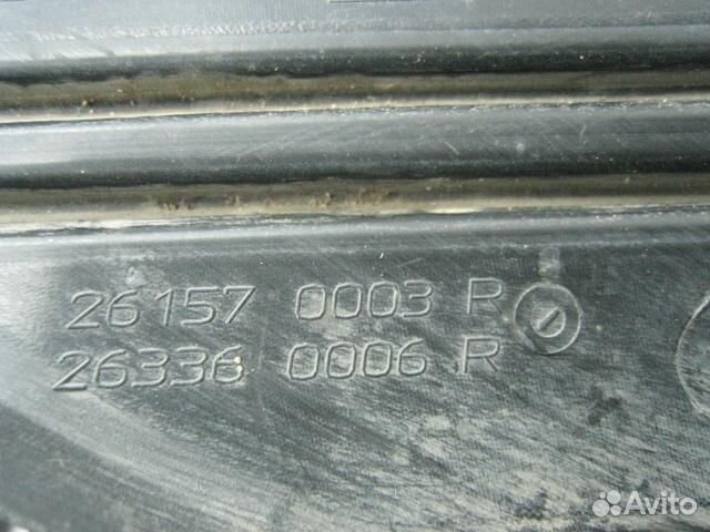 Накладка противотуманной фары левой Renault Flue