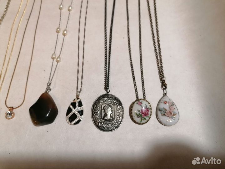 Красивая Бижутерия Кулоны Цепочки Ретро Винтаж