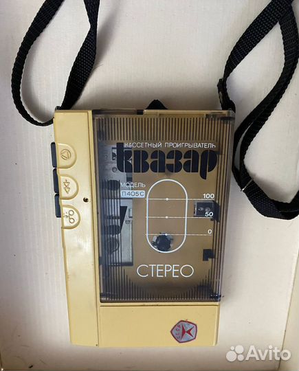 Каcceтный проигрыватель Kвазaр П-405С