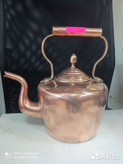 Чайник медный старинный