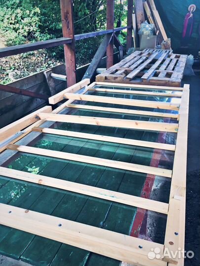 Стол стеклянный 2м/1м торг