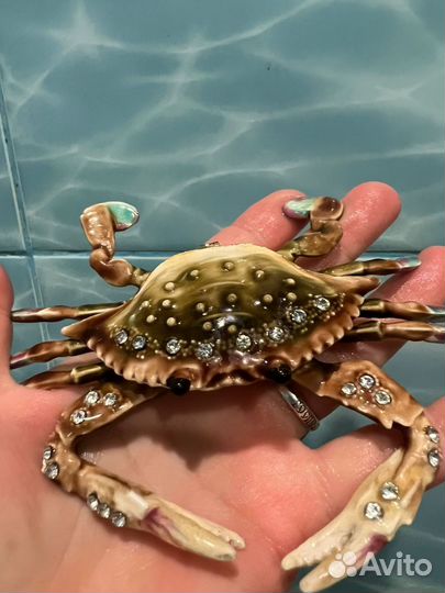 Шкатулка сувенир краб