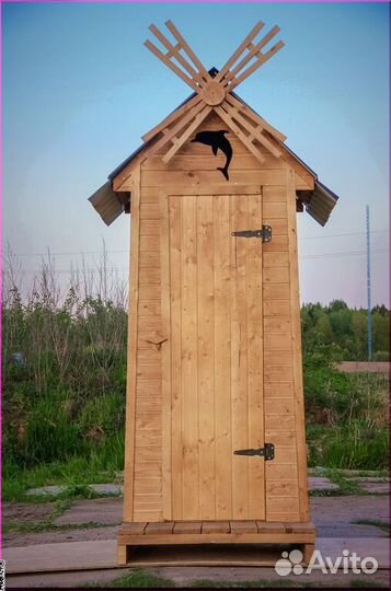 Уличный туалет с установкой SKU005