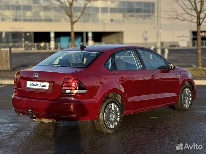 Volkswagen Polo 1.6 AT, 2019, 111 150 км